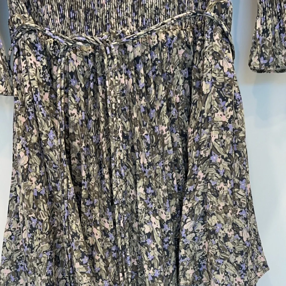 Derek Lam 10 Crosby Samantha Floral Pleated Dress - Picture 8 of 9